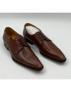 Bruine leren schoenen -...