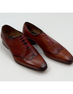 Bruine leren schoenen maat 40