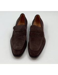 Bruine suède schoenen maat... 2