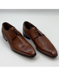 Bruine leren schoenen -...