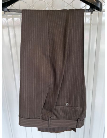 Costume rayé Barberini - Coloris: brun - Disponible en plusieurs tailles