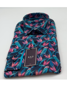 BAD shirt met kleurrijke...