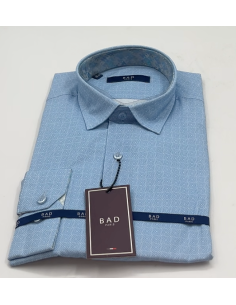 Chemise BAD Paris bleu -...