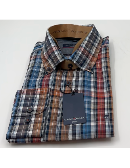 CASA MODA geruit overhemd - maat 2XL 45/46