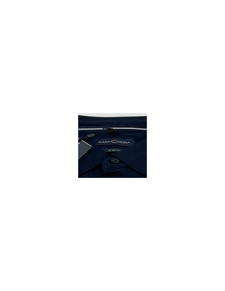 Polo Casa Moda. Korte mouwen. Kleur: donkerblauw. Maat: XL