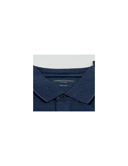 Polo Casa Moda. Korte mouwen. Kleur: marineblauw. Maat: L