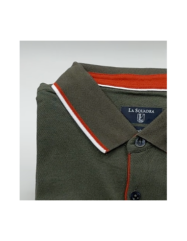 Polo La Squadra. Kleur: kakigroen....