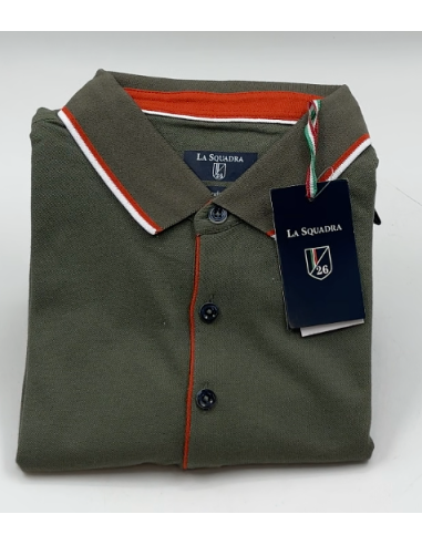 Polo La Squadra. Kleur: kakigroen....