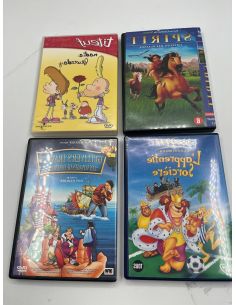 Set van 4 dvd's voor kinderen.