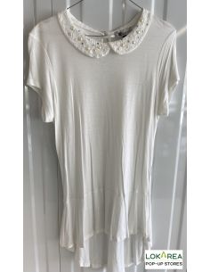 Tunique blanche col...