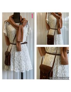 Robe blanche dentelles +...