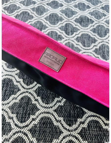 Matelas ouatiné déhoussable QUADRA pour animaux. 60/40CM. Coloris: fuschia