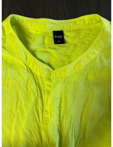 Chemise splash jaune. Taille L