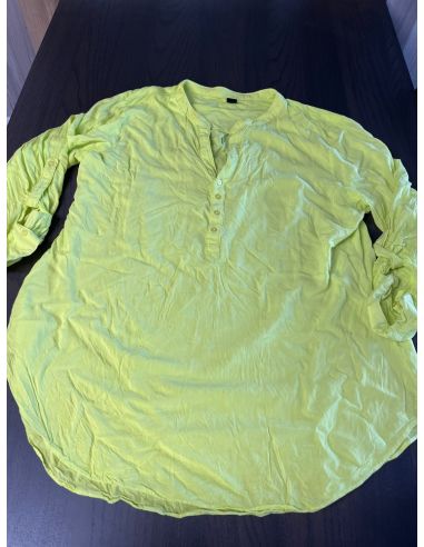 Chemise splash jaune. Taille L
