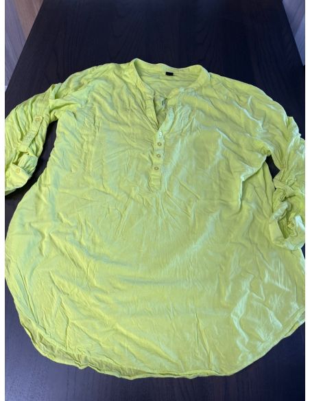 Chemise splash jaune. Taille L