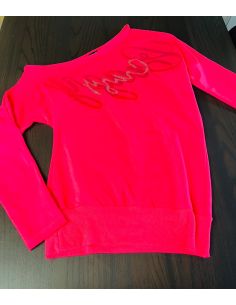 Pull rose vif. Taille M