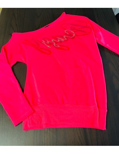 Pull rose vif. Taille M