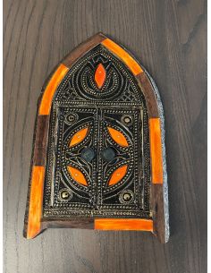 Mini miroir décoratif en bois