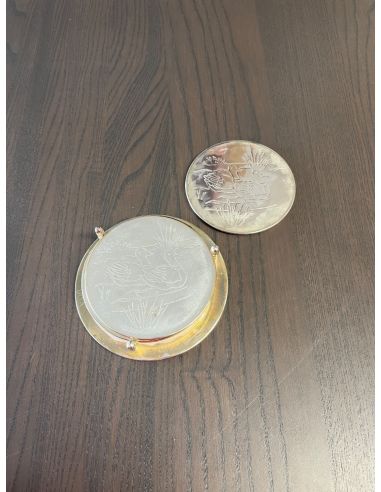 lot de 6 sous-verres motifs canard.
