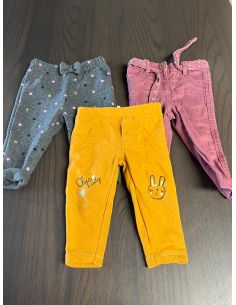 Lot de 3 pantalons bébé. 9...