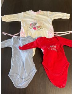 Lot de 2 bodys + & pyjama...