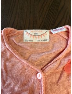 Gilet rose bébé. Zara...