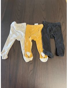 Lot de 3 collants Kiabi...