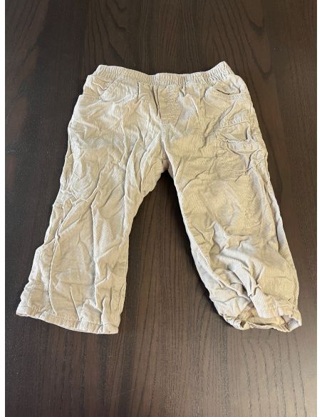 Lot d'un training rouge Prémaman 12 mois. Et un pantalon beige Pam 18 mois