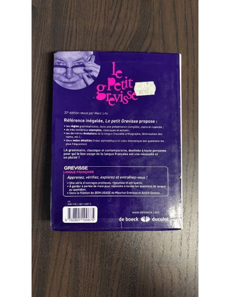 Le Petit Grevisse - Grammaire française