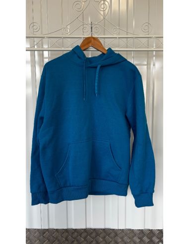 Sweat à capuche bleu taille XL