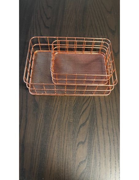 Ensemble de paniers en métal – rangement