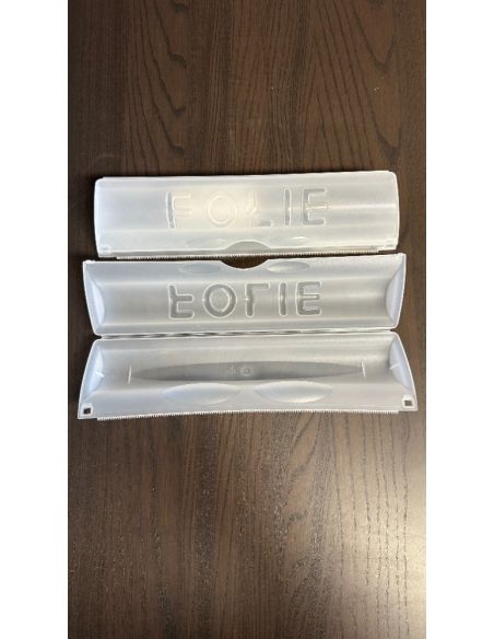 Lot de 2 étuis transparents pour aluminium
