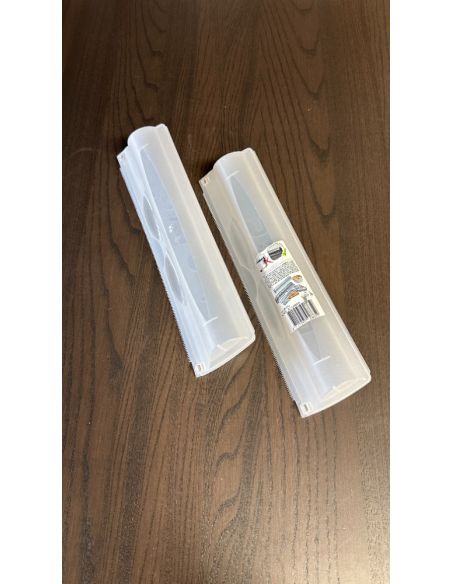 Lot de 2 étuis transparents pour aluminium