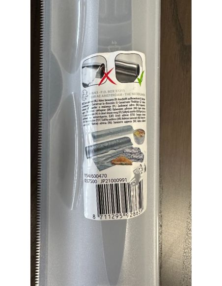 Lot de 2 étuis transparents pour aluminium