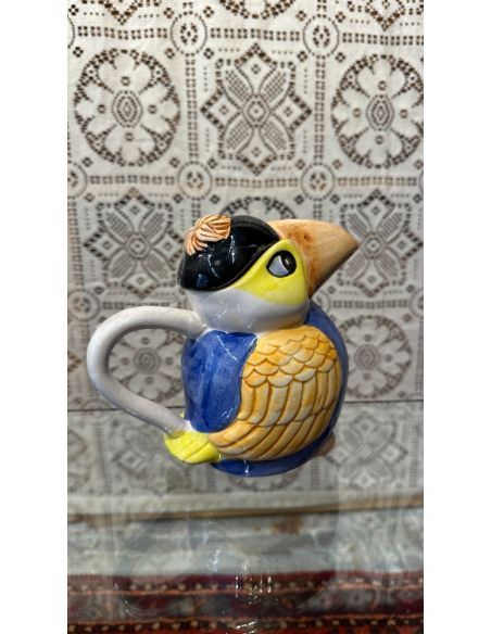 Carafe décorative en forme d’oiseau coloré