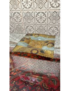 Assiette décorative en verre 2
