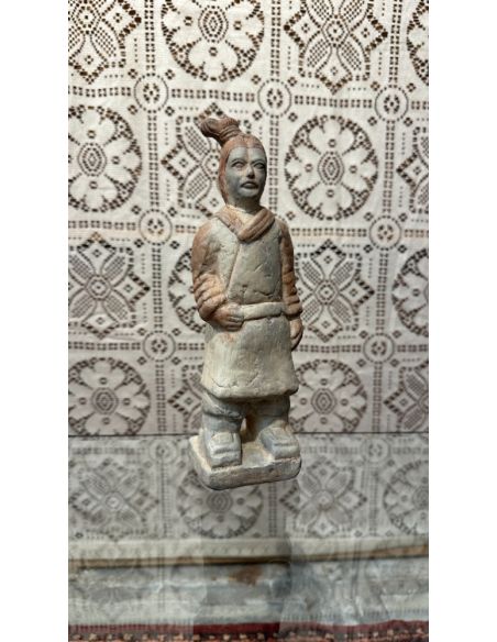 Statue imitation terre cuite