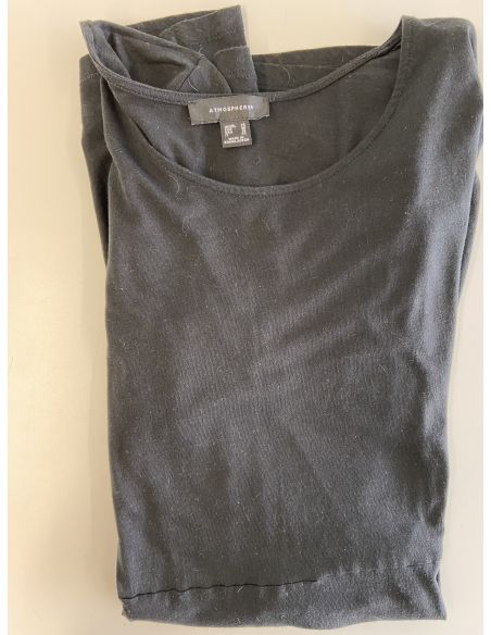Zwarte jurk met lange mouwen