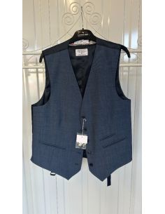 Gilet bleu sans manches