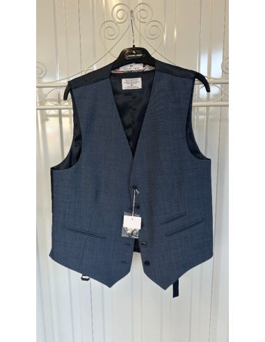 Gilet bleu sans manches