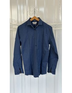 Chemise bleu foncé avec...