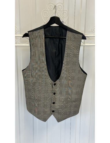 Gilet à carreaux