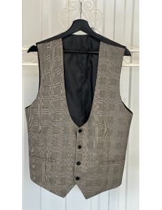 Gilet à carreaux