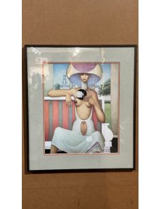 Tableau artistique d'une femme