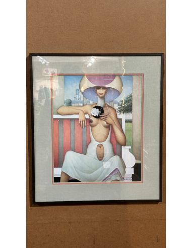 Tableau artistique d'une femme