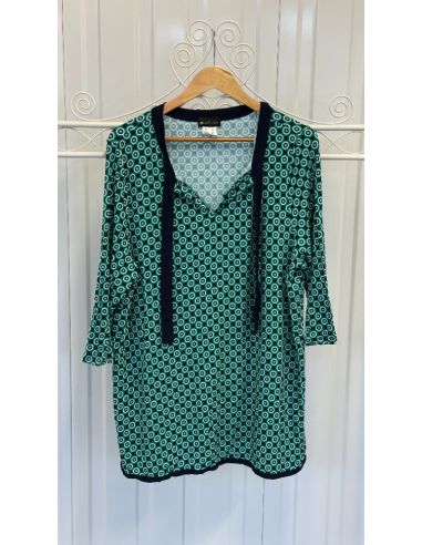 Max Studio tuniek met groen motief