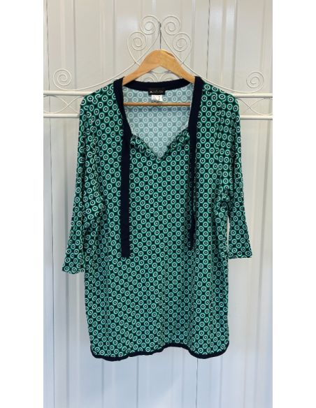 Max Studio tuniek met groen motief