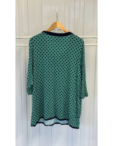 Max Studio tuniek met groen motief
