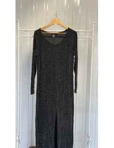Zwarte glitter jumpsuit C&A