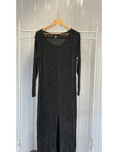 Zwarte glitter jumpsuit C&A
